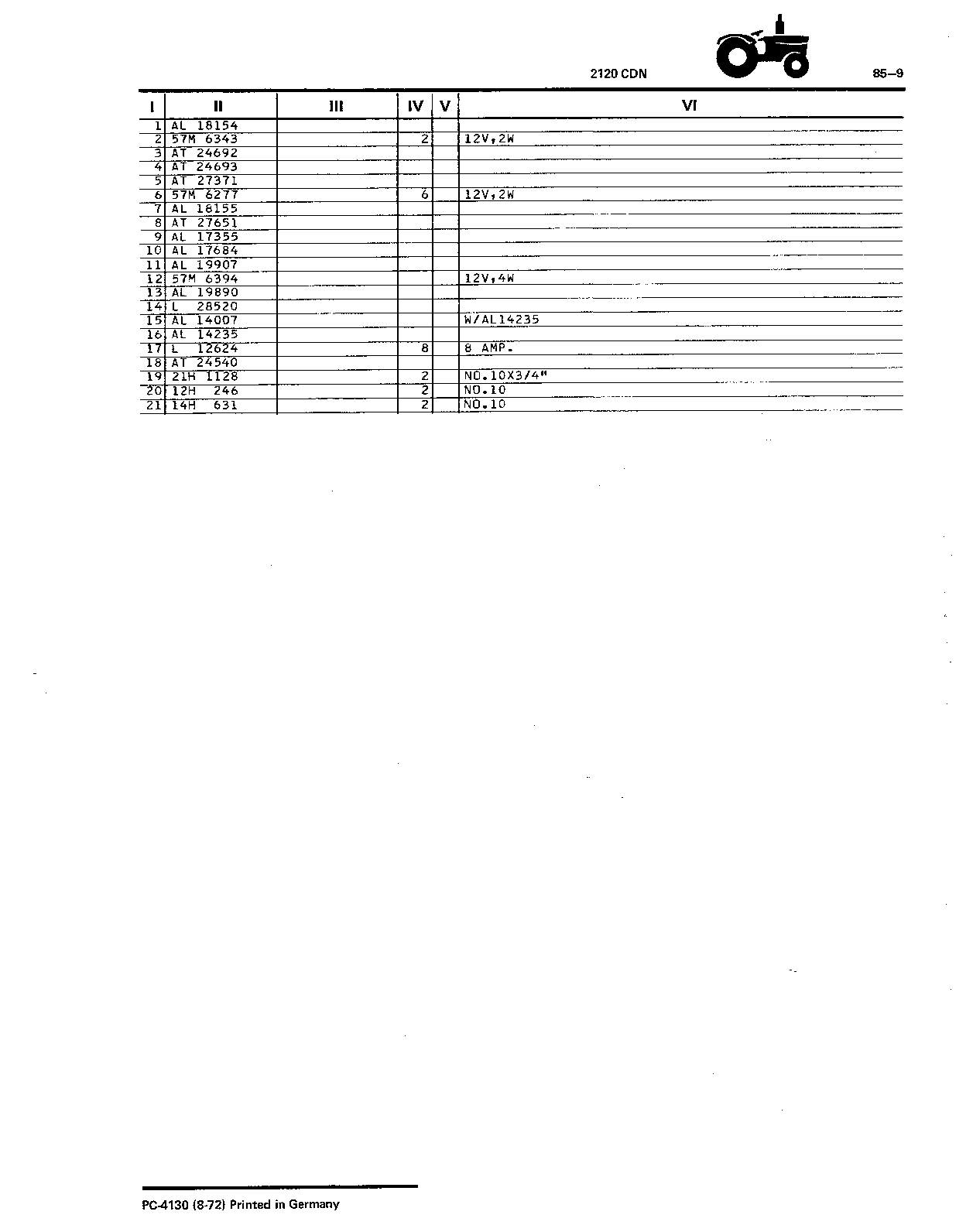 Electrical Instruments (Continued)