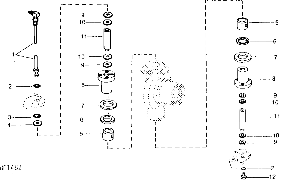 Knee and Motor Housing, 4WD Planetary Gearing