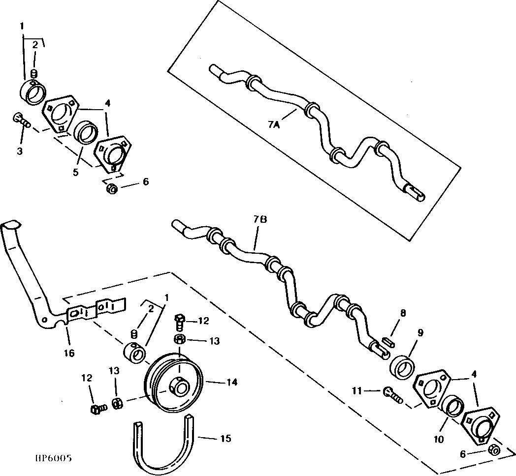 STRAW WALKER CRANKS, STRAW SPREADER DRIVE AND SHIELD