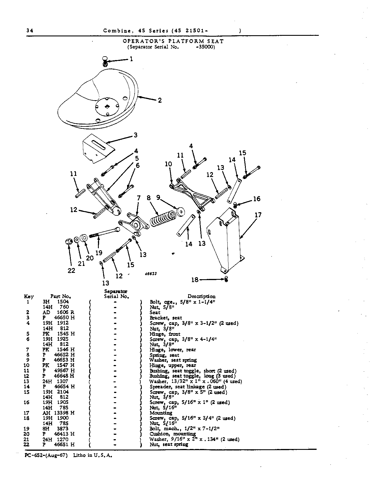 Operator's Platform Ladder and Controls (Continued)