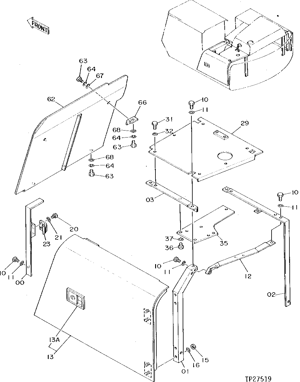 ENGINE COMPARTMENT SERVICE DOORS AND COVERS