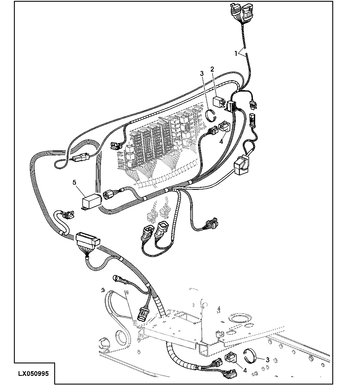 WIRING HARNESS, ISOBUS WITHOUT TEC CONTROL UNIT