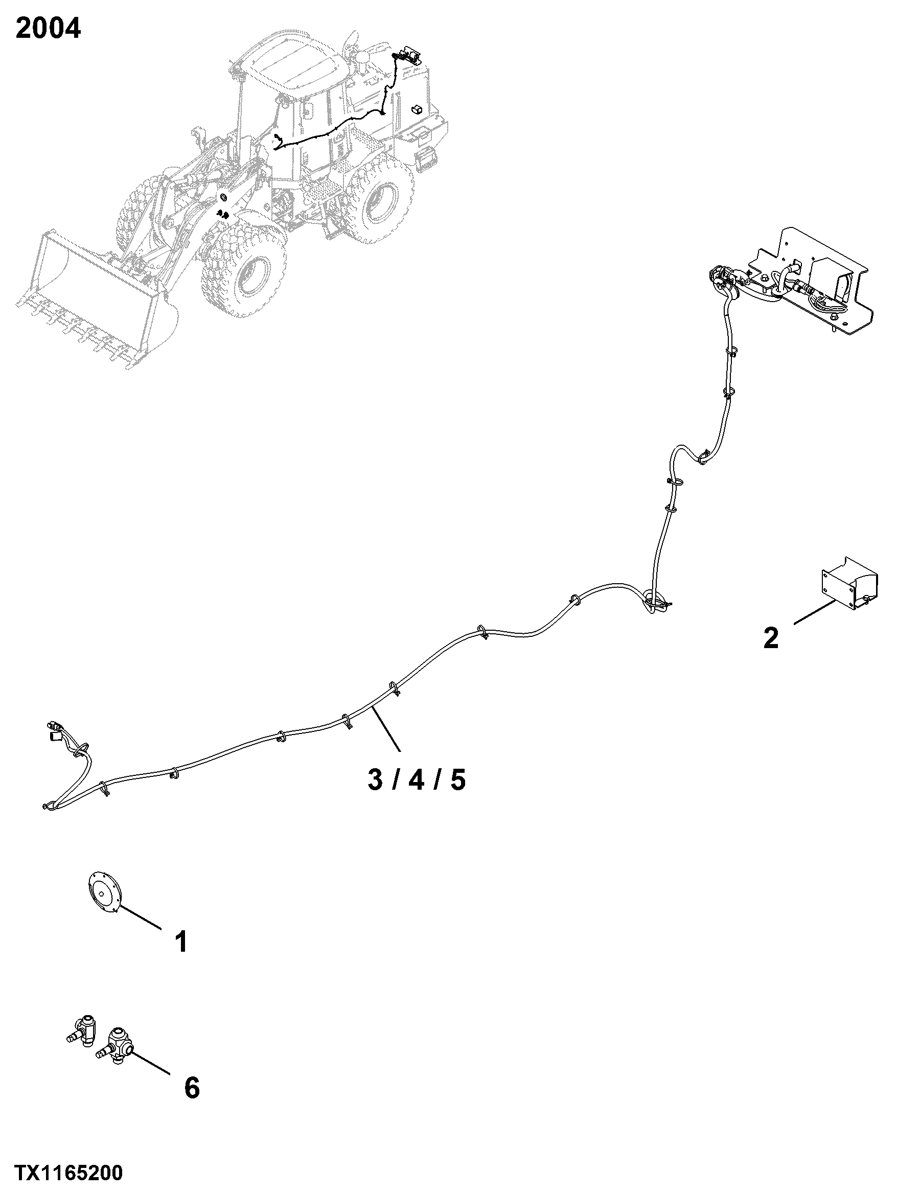 2004 Warning Devices Including Horn & Reverse Alarm