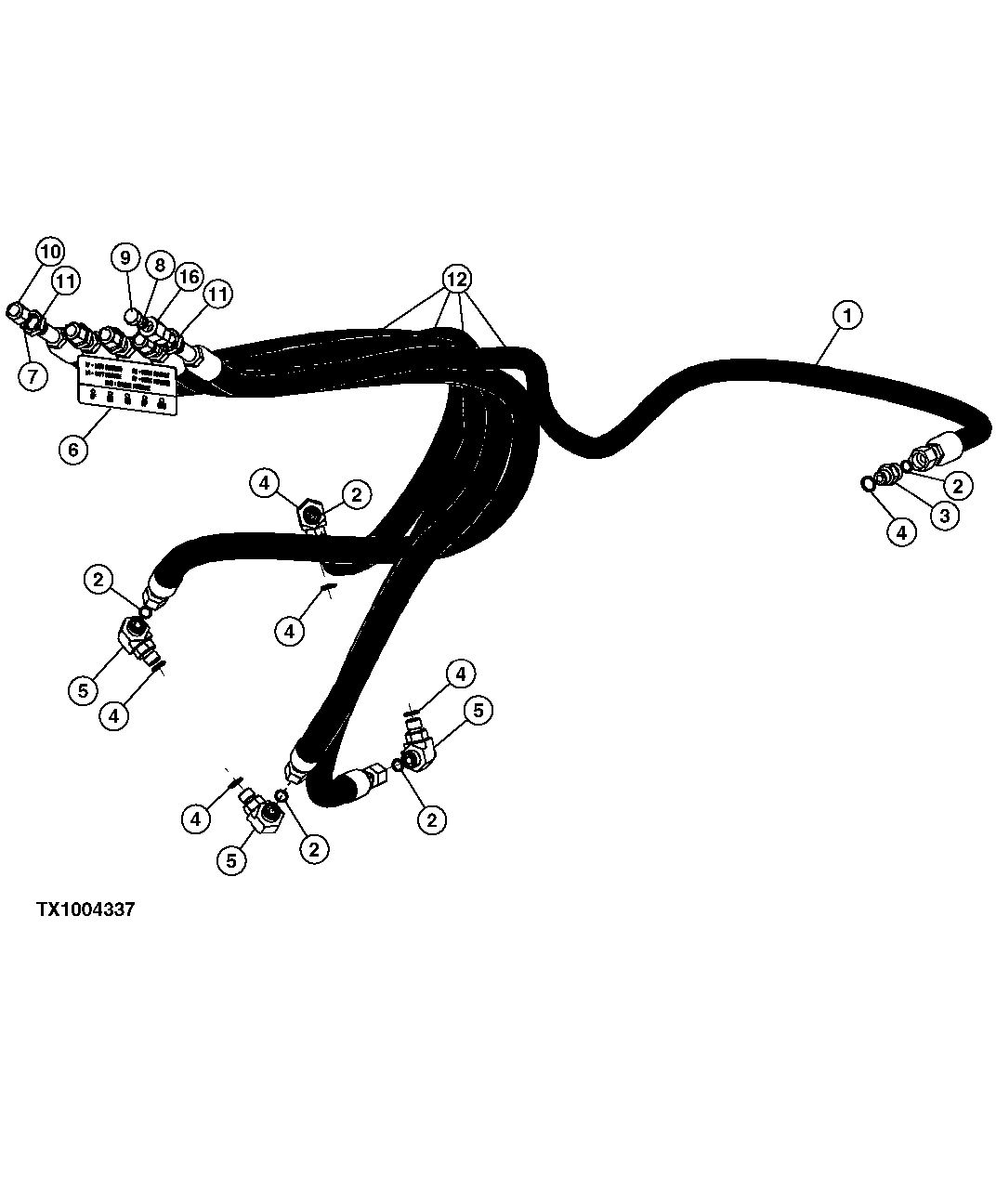 TRANSMISSION DIAGNOSTIC PLUMBING (SERIAL NO. 899694- )