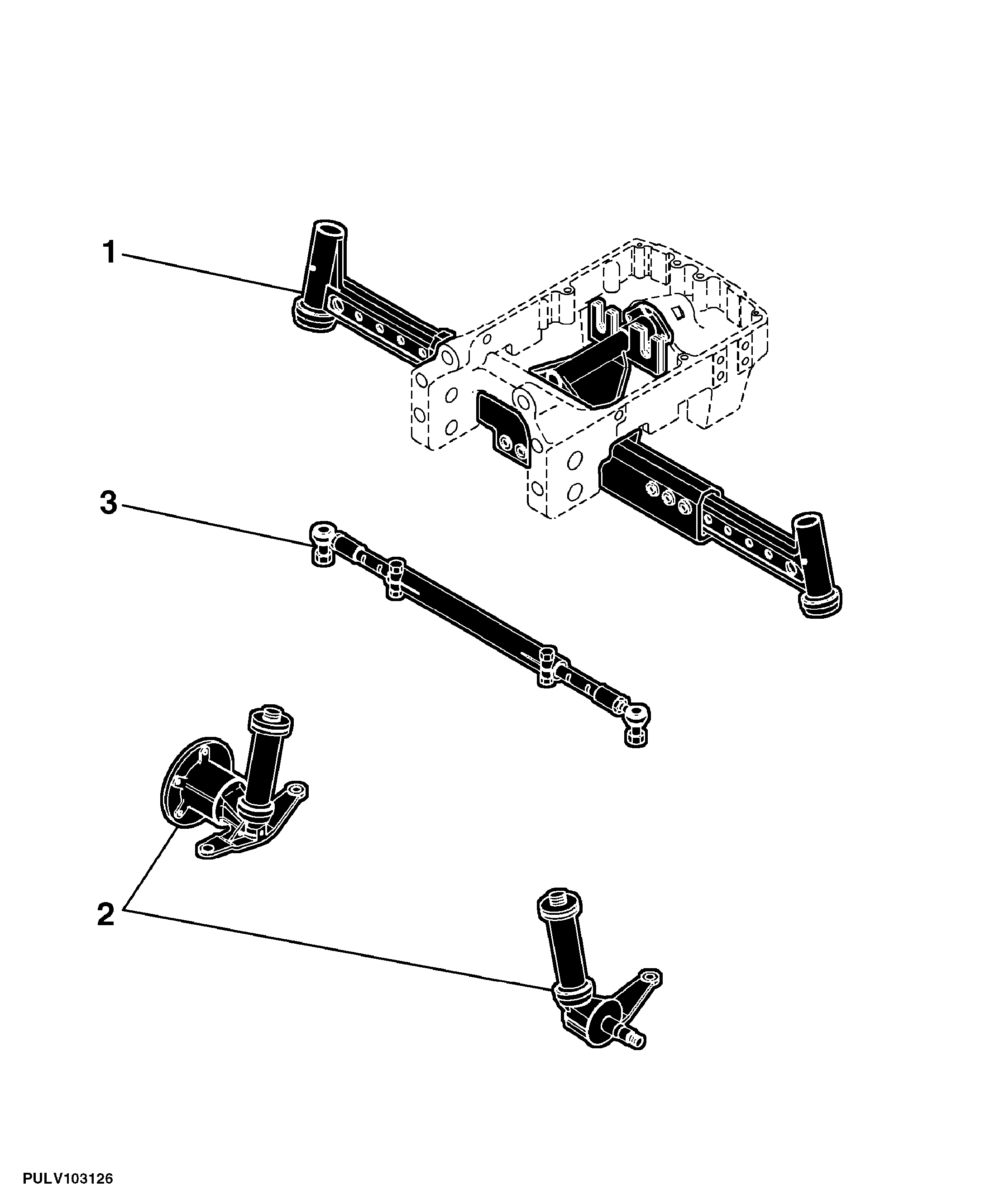 830 NON-POWERED AXLES