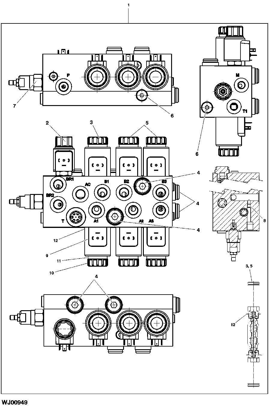 Levelling Cab Valve Components (005042 - 005249)