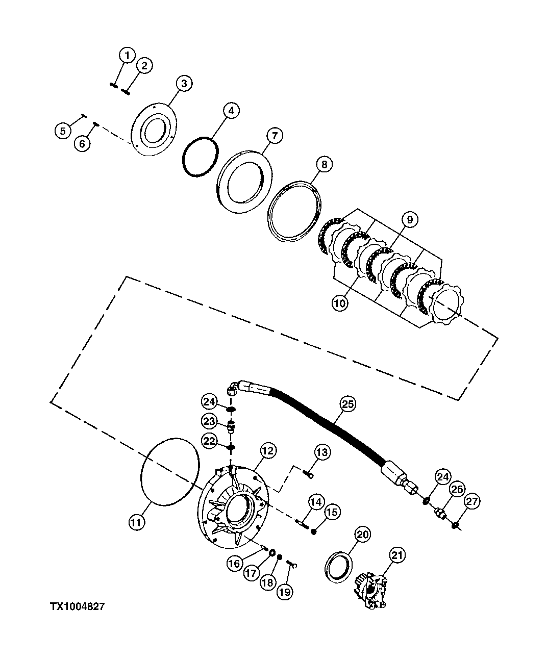 Parking Brake (Axle Serial Number) (217497 - )
