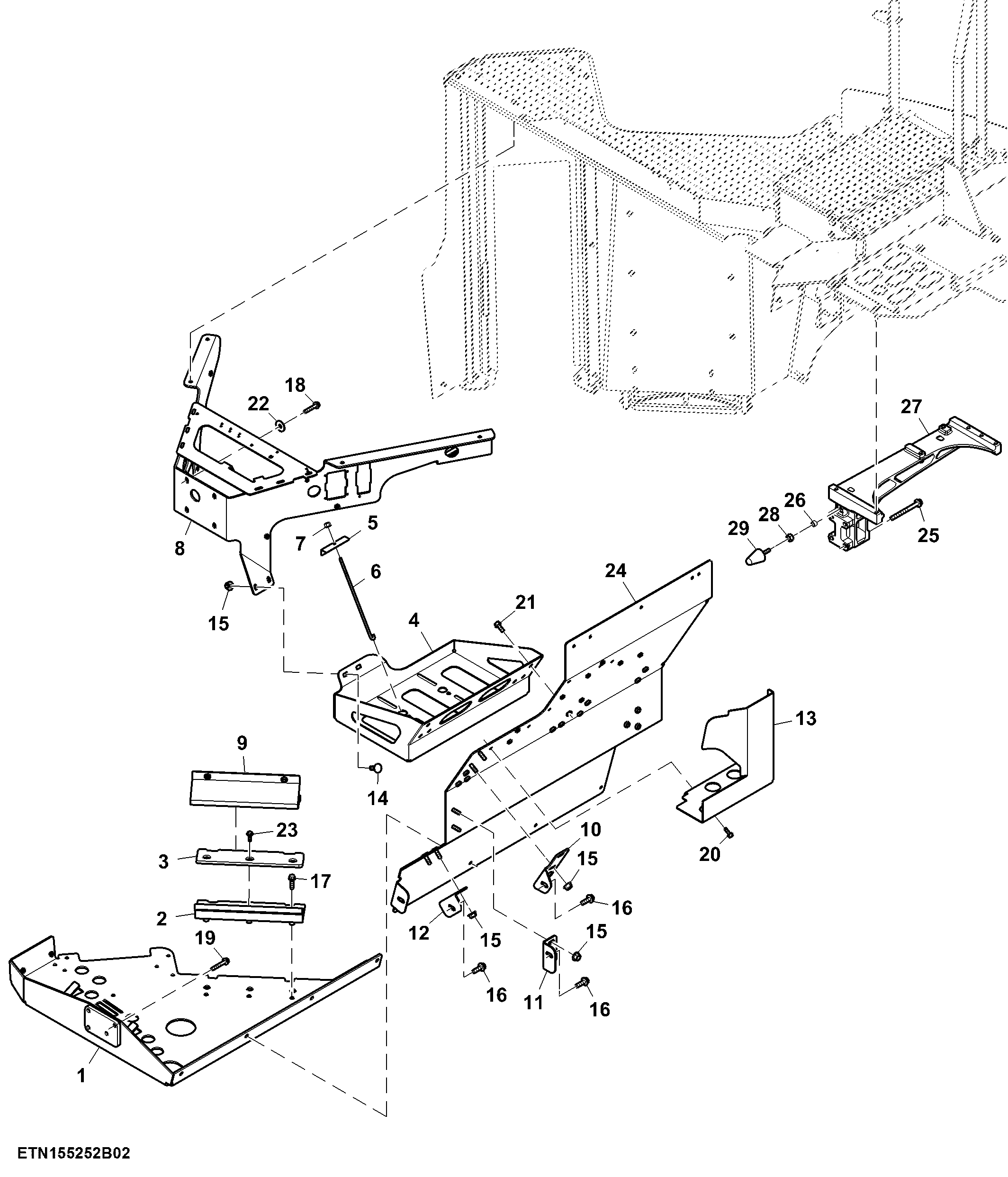 Step, LH Platform, FT4 Engine (2/2) (800141 - 801464)