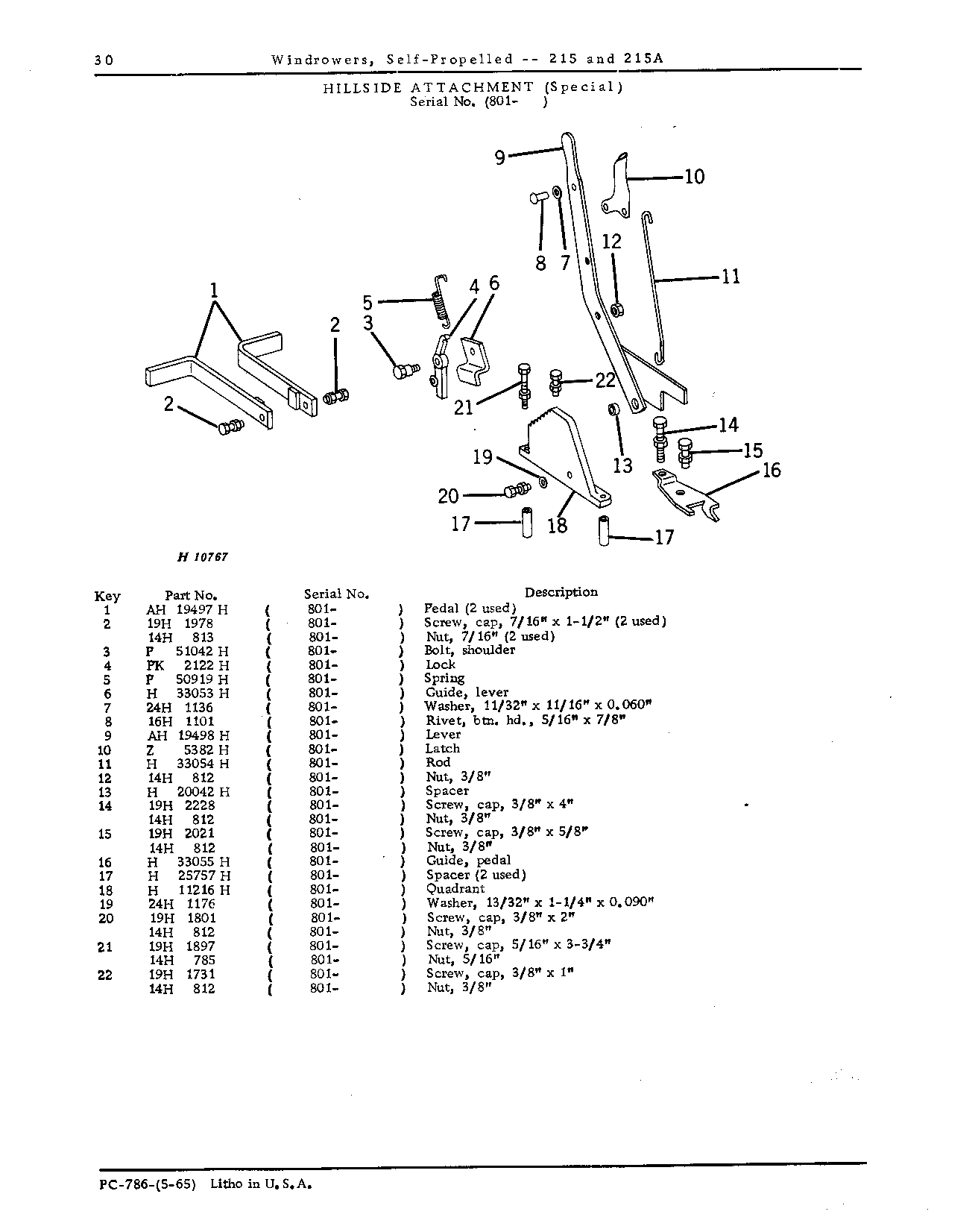 Hillside attachment ( 801- )