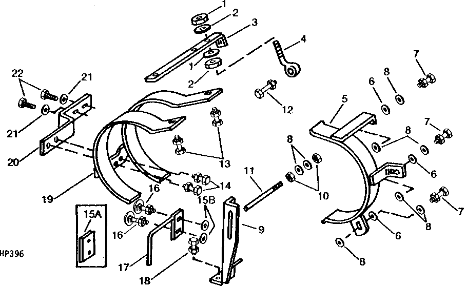 SEPARATOR AND UNLOADING AUGER DRIVE BELT GUIDES