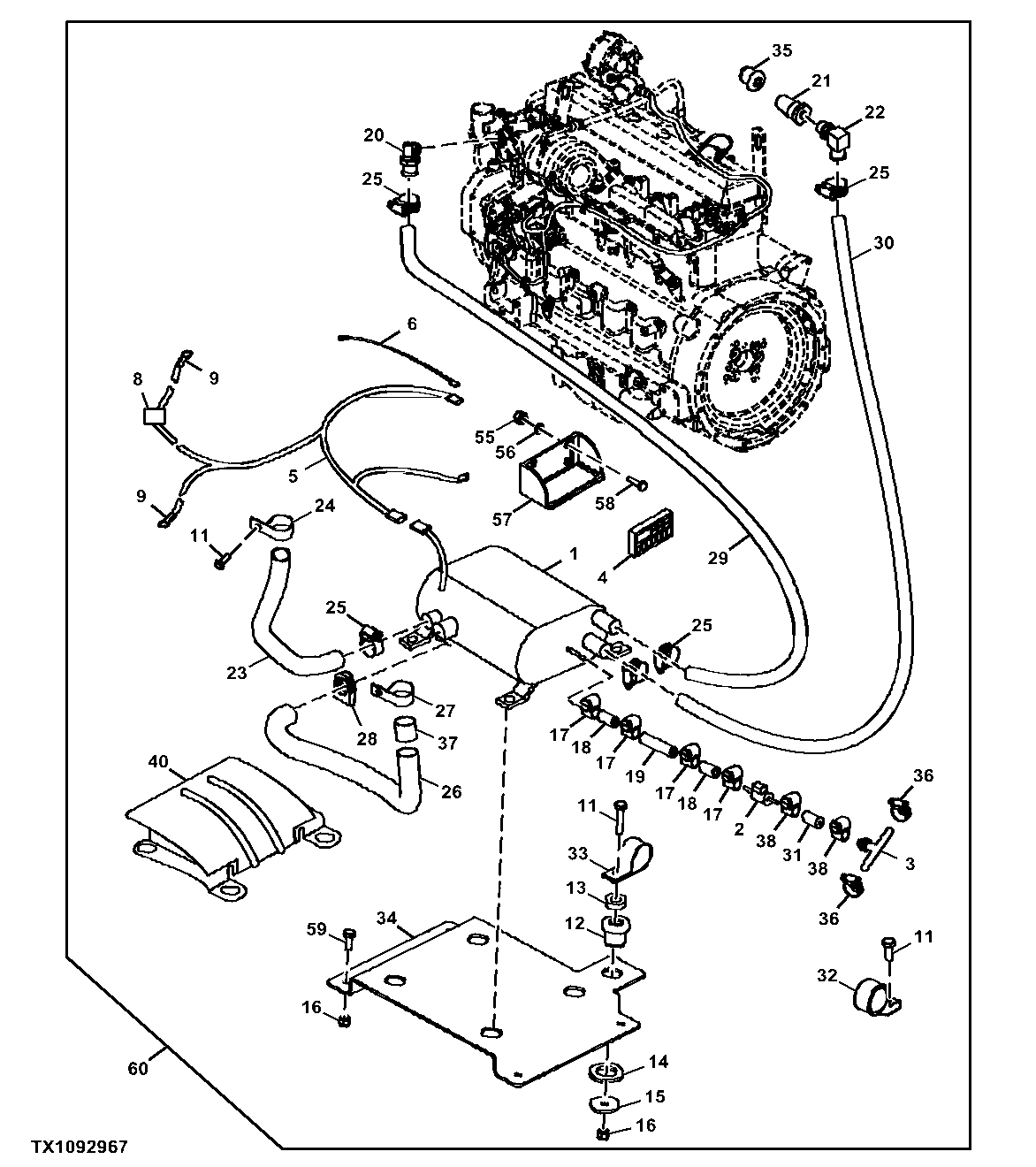 DIESEL FIRED ENGINE COOLANT HEATER KIT (KITS BUILT AFTER MARCH 2009)