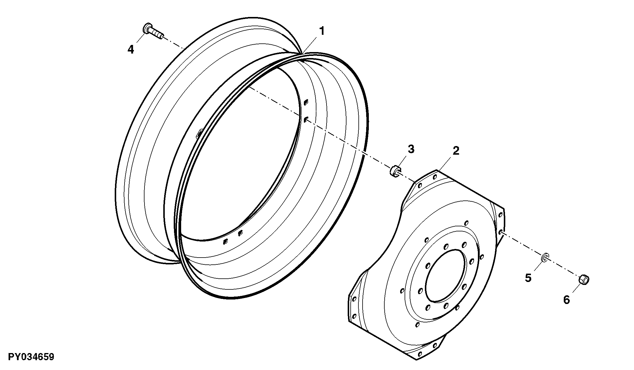 FRONT WHEELS, ADJUSTABLE WHEEL-TRACK (MFWD)