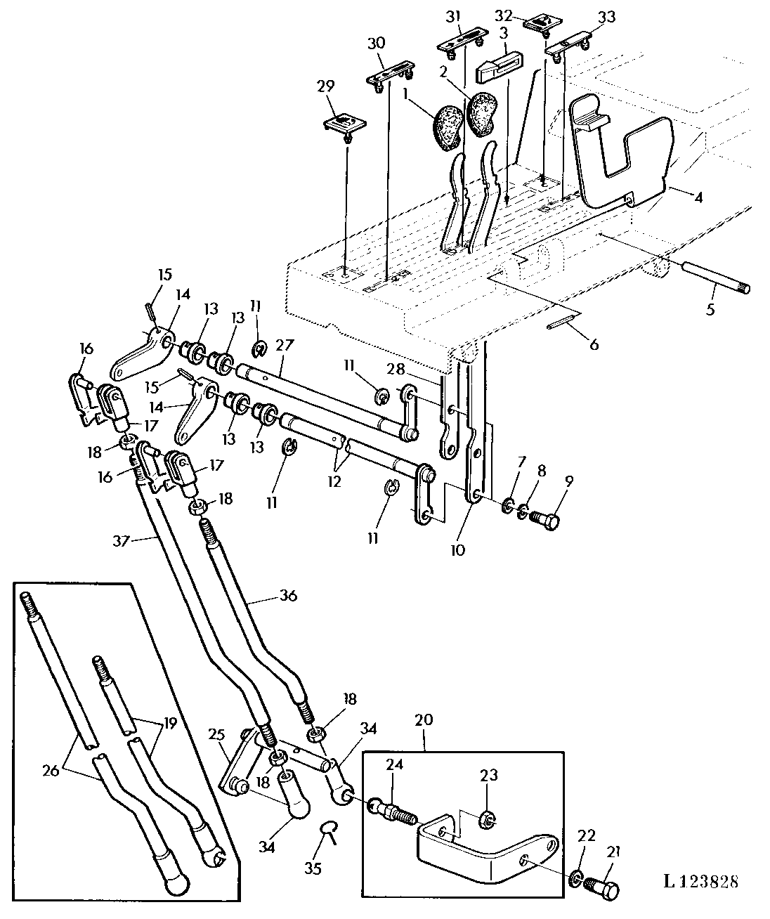 SELECTIVE CONTROL VALVE LINKAGE (POPPET TYPE) SG2 CAB