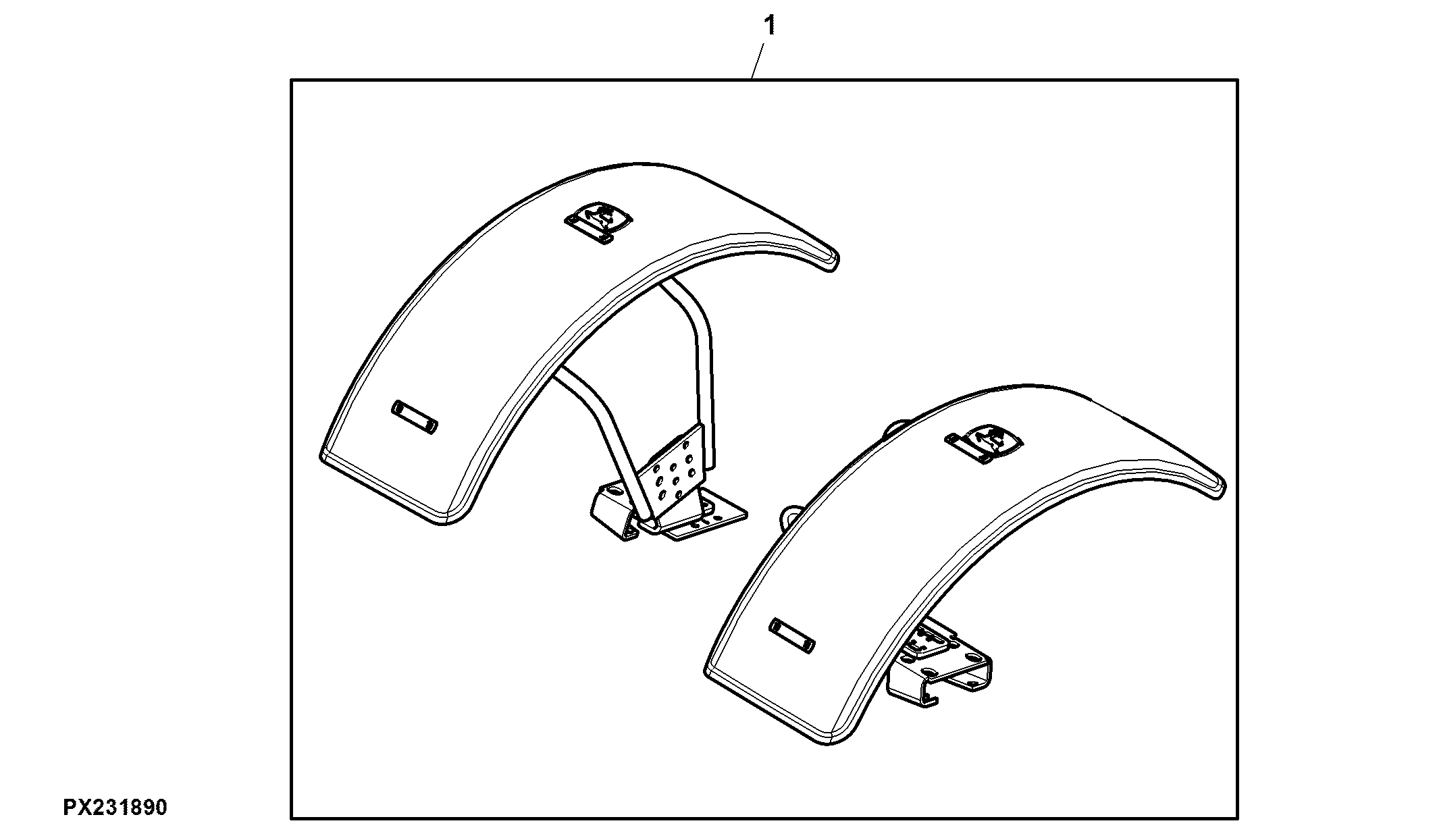 Attachment, Front Fenders
