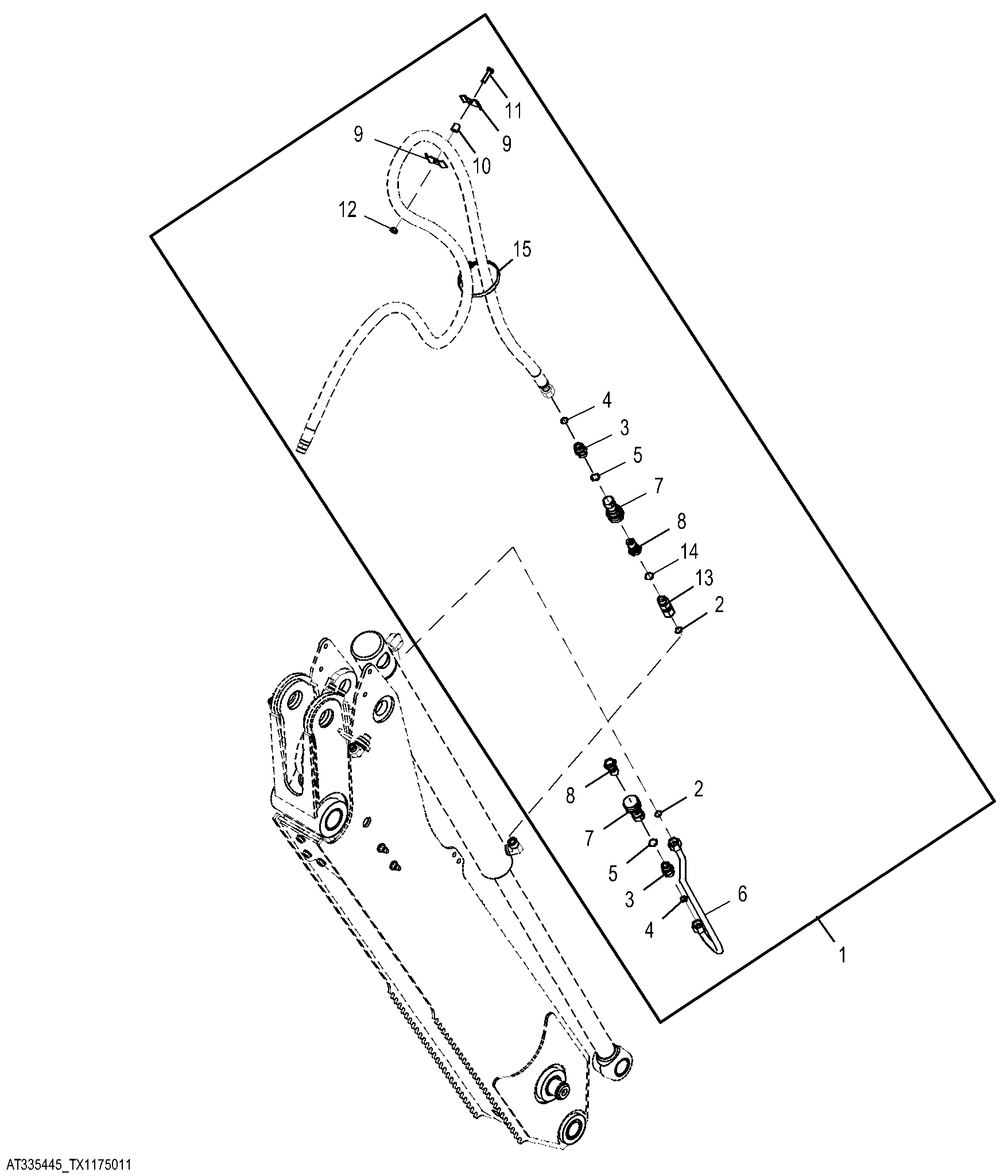 Auger Hydraulics Kit, Extendable Dipperstick