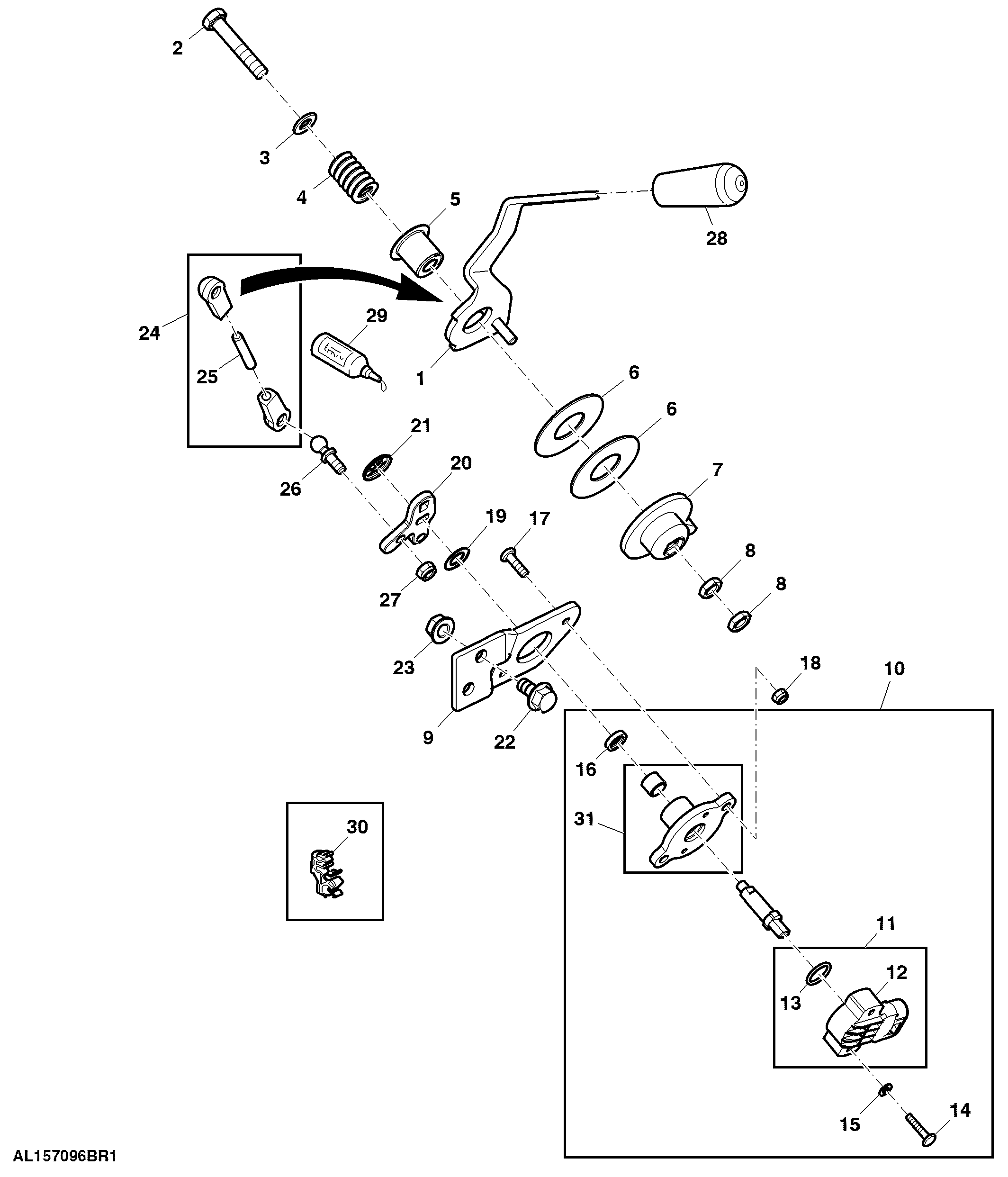 Electronic Speed Control, W/O Multi Function Lever Installation