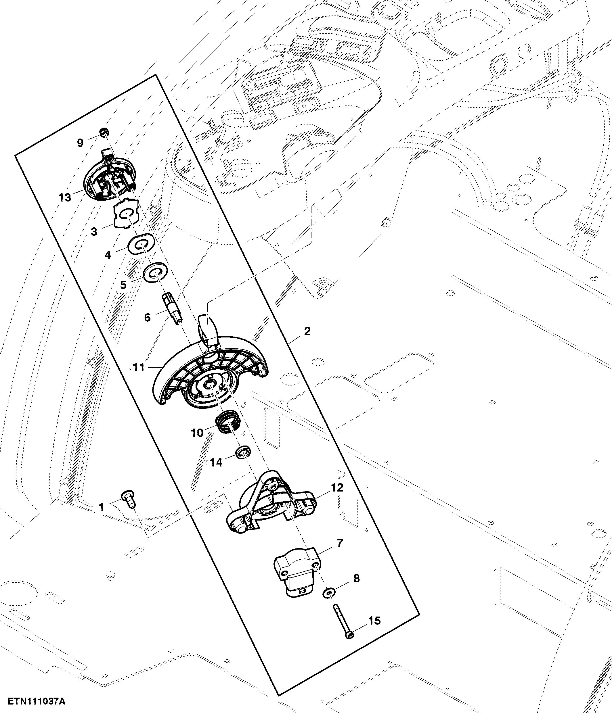Hand Throttle Control, Electro-Hydraulic, Cab