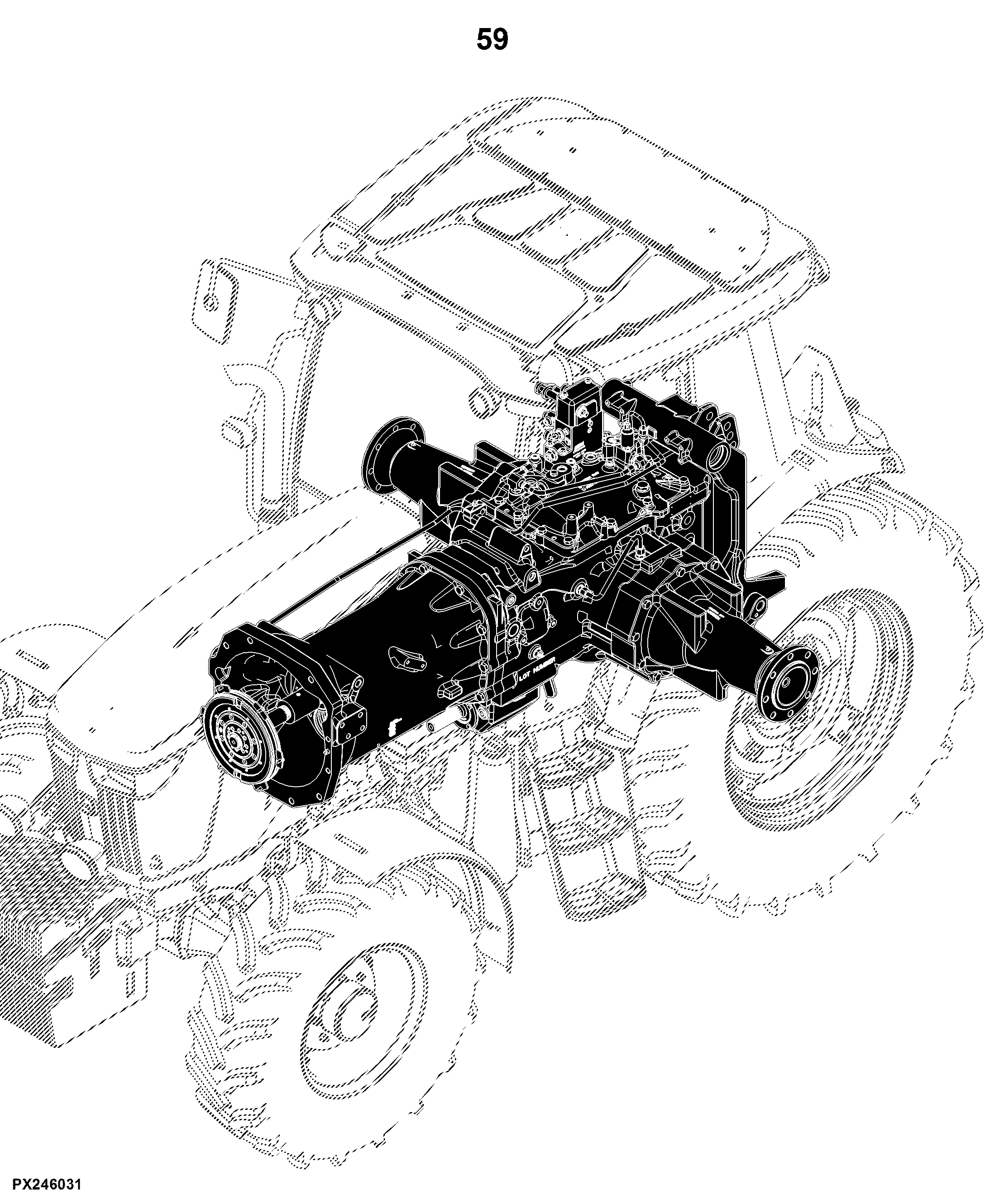 6110D (Tier 0) Tractor (S.N. -059999)(S.N. 060000- )(Worldwide Edition)