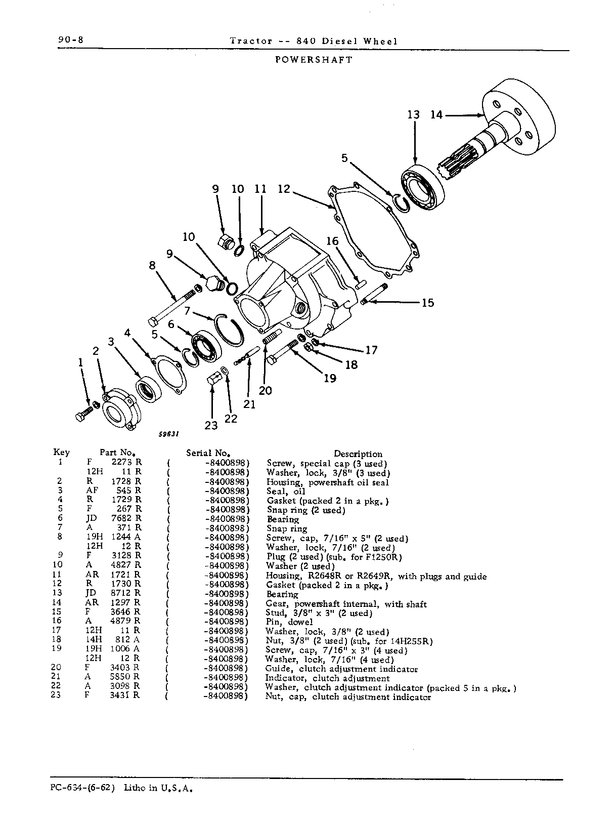 Powershaft and Powershaft Clutch (Continued)