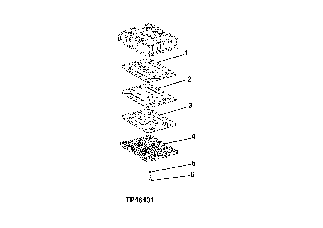 Gearshift System (Control Valve Manifold and Gaskets)