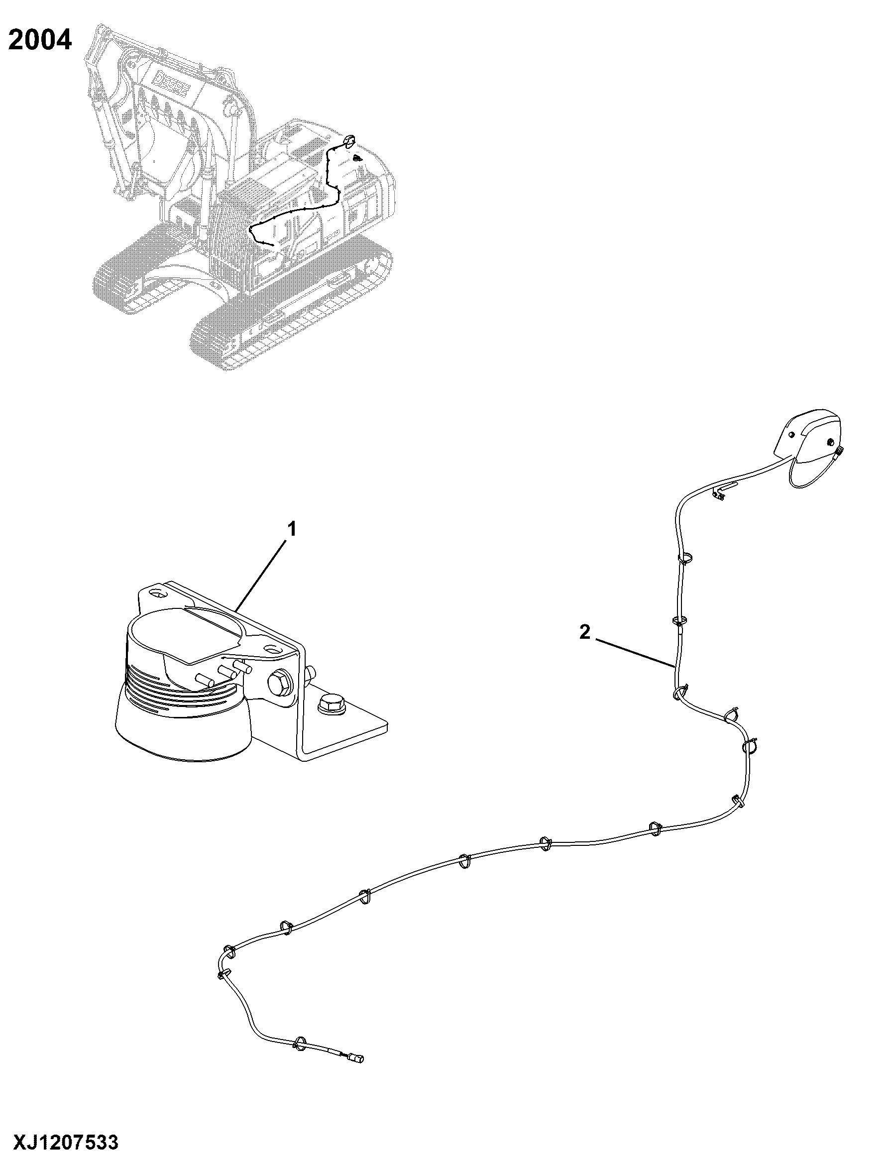 2004 Warning Devices Including Horn & Reverse Alarm