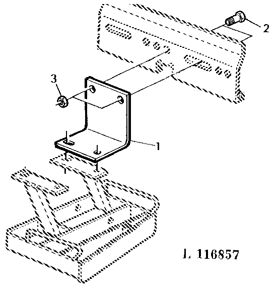 TOOL BOX ATTACHMENT ASSY, (WITH MC1 CAB/MODULE 2 OR 3)