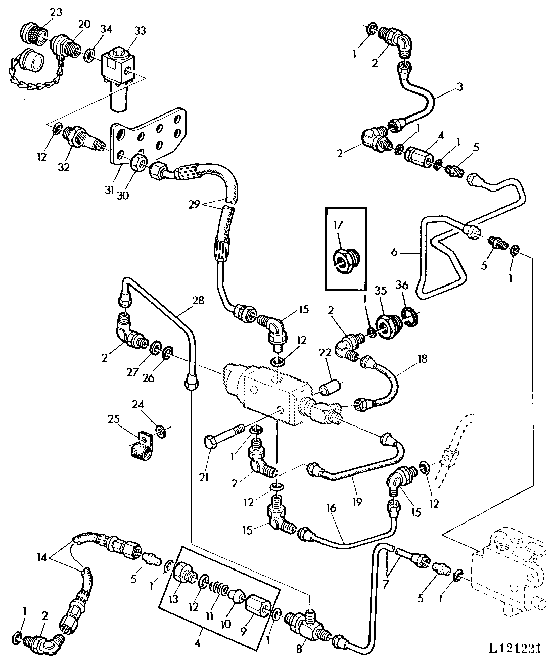 HYDR. TRAILER BRAKE WITH MANUAL OR POWER STEERING (NEW TYPE)
