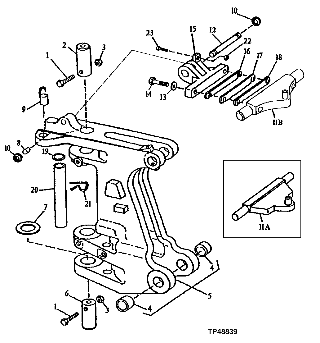 Swing Frame and Pins (Standard And Heavy Lift) ( - 801199)