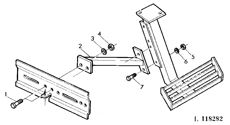 TOOL BOX ATTACHMENT ASSY, (WITH MC1 CAB/MODULE 1)