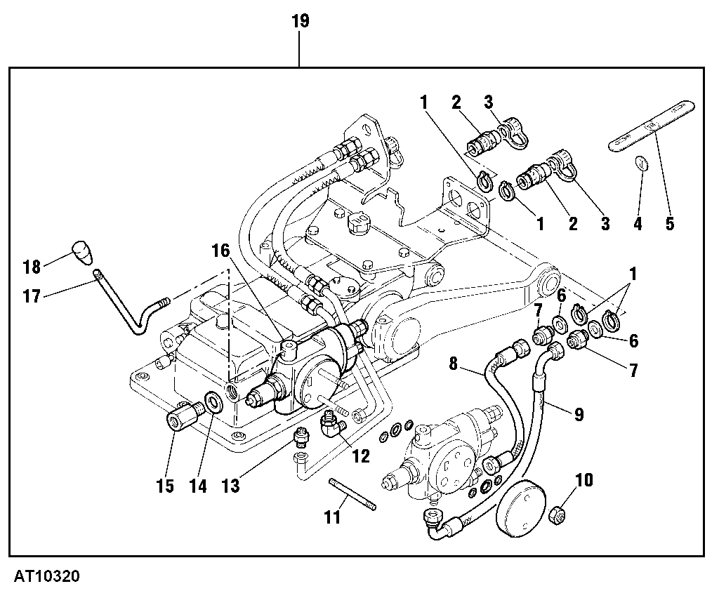 KIT - DOUBLE-ACTING SELECTIVE CONTROL VALVE (POS. 1) WITH FLOAT POSITION