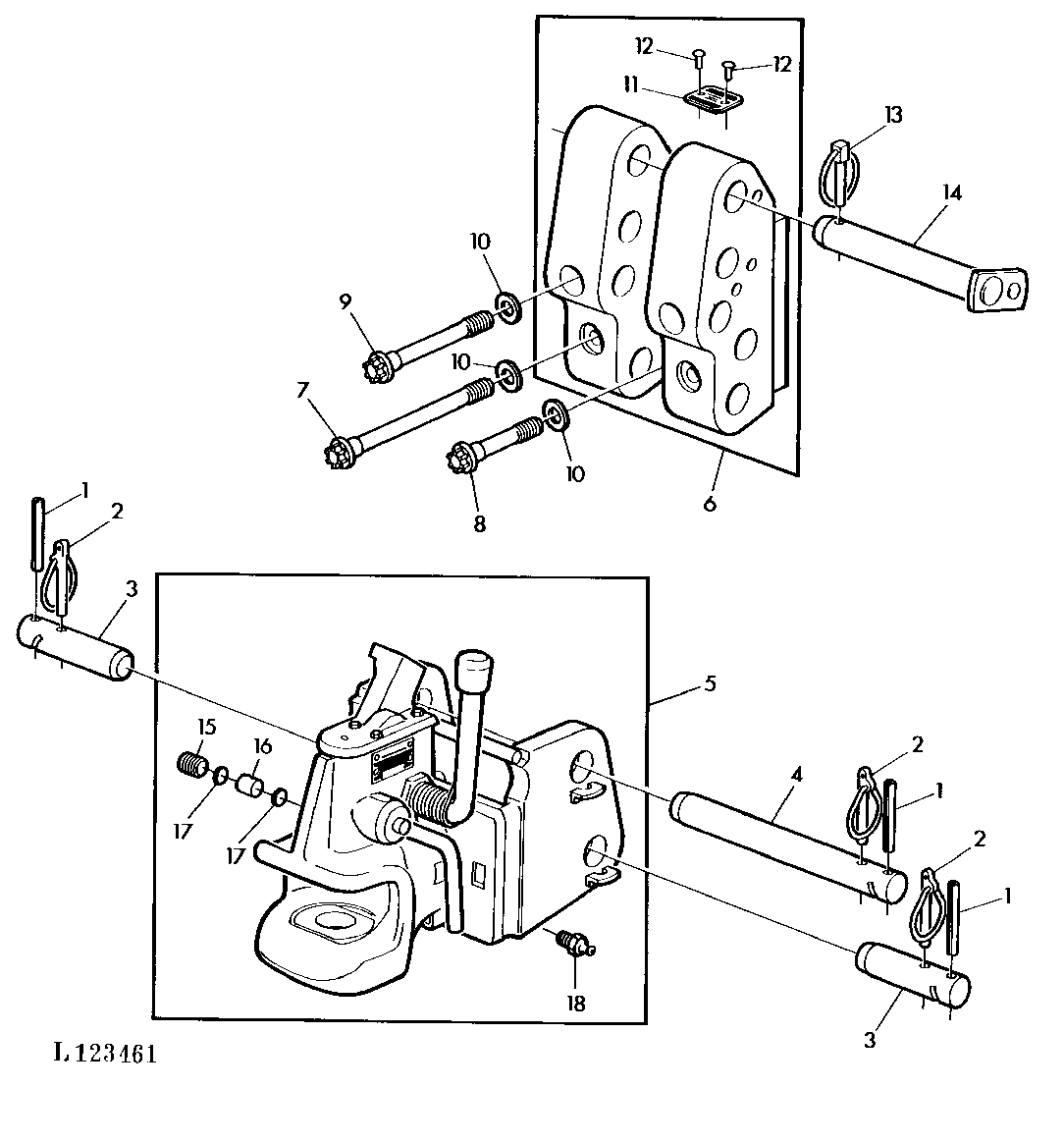 TRAILER HITCH (TWO-POSITION/HEIGHT ADJUSTABLE)
