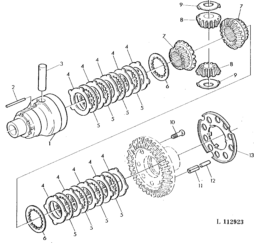 FWD-MULTIPLE DISK SELF-LOCK, DIFFERENTIAL (APL 735)