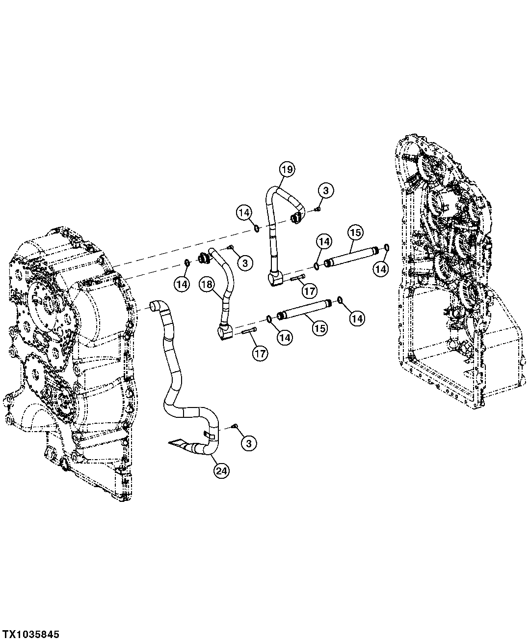 Transmission Internal Oil Lines (619741 - )