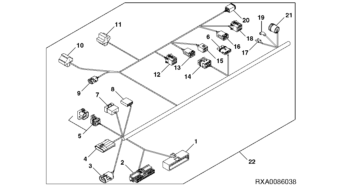 Wiring Harness, Driver information (CONSOLE) (903000 - )