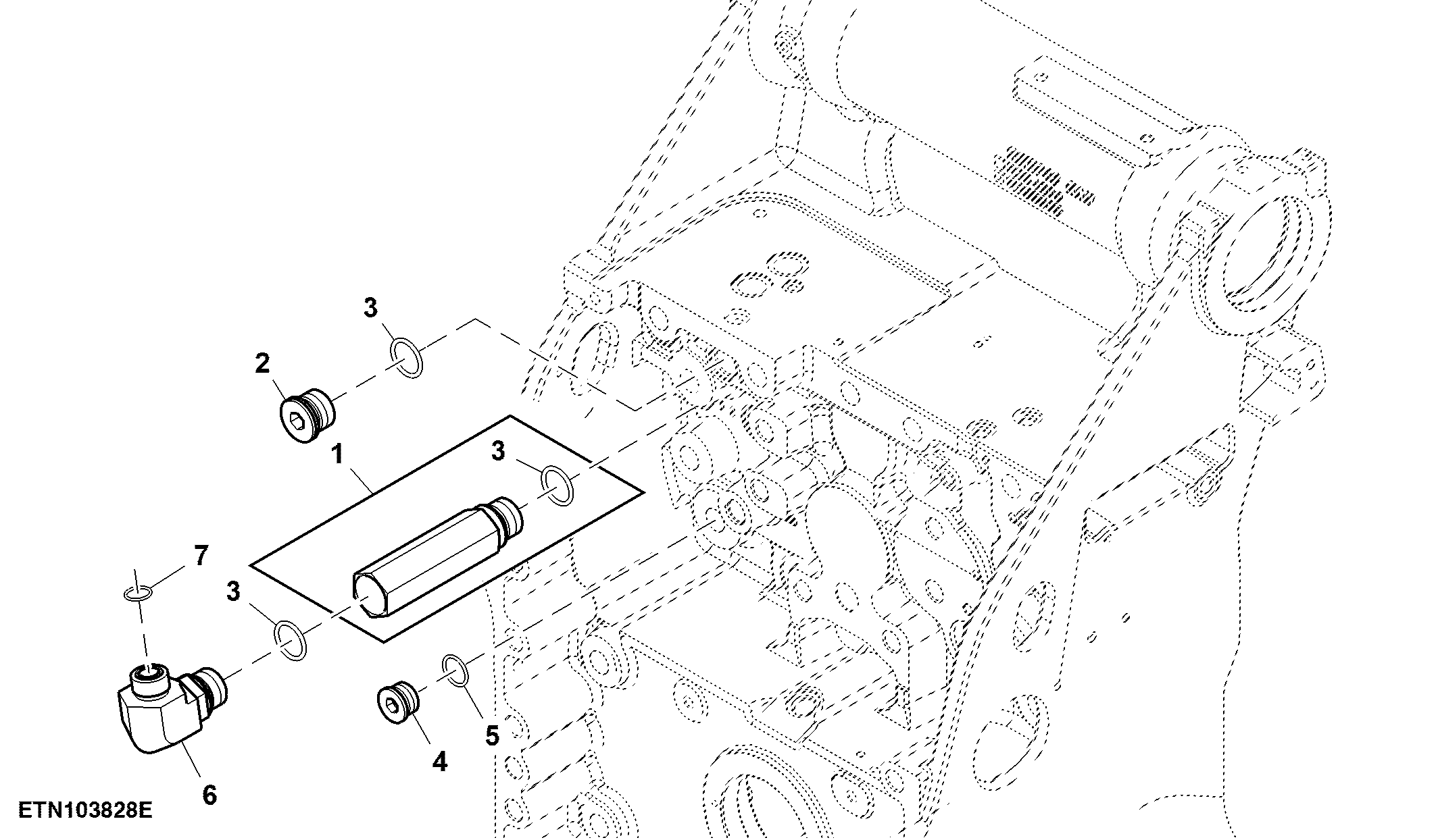 Plugs, Hydraulic Quick-Connect Coupler, W/O Power Beyond, W/ Hitch