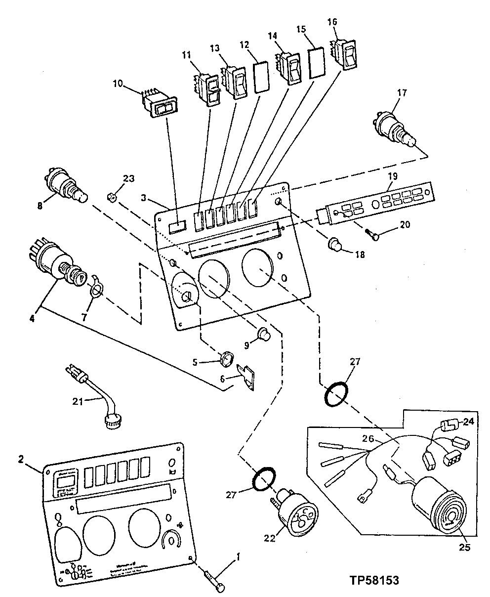 Instrument Panel Side Console (ROPS) (872329 - )