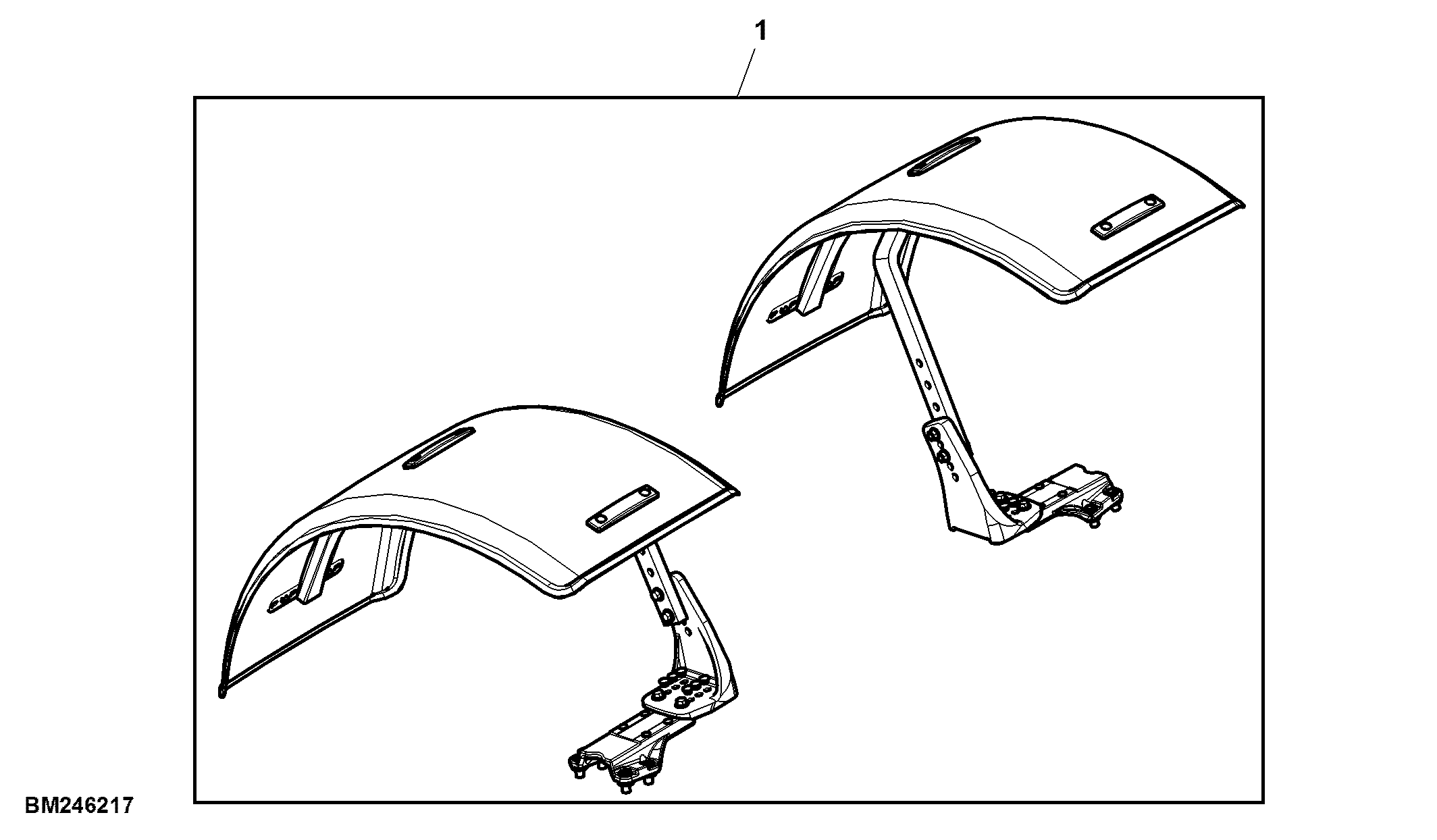 Attachment, Front Fenders, 540 mm Width