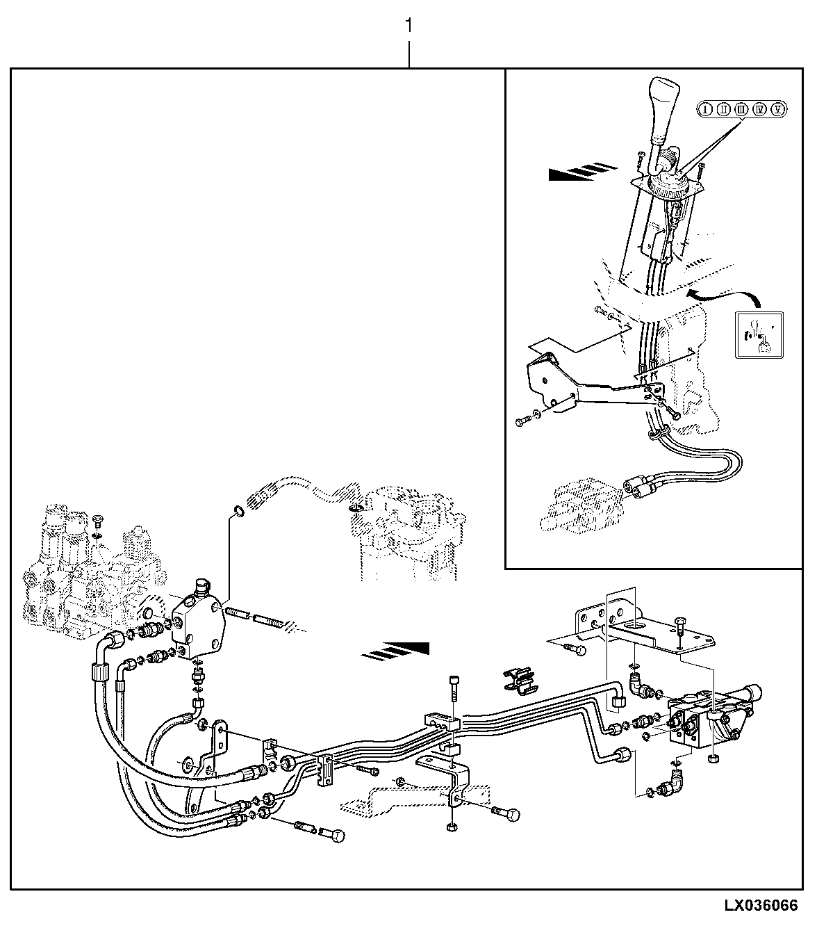 FIELD INSTALLATION KIT, INDEPENDENT SCV, MULTI-FUNCTION LEVER (CAB) (HYDRAULIC PUMP 25/40CM3)