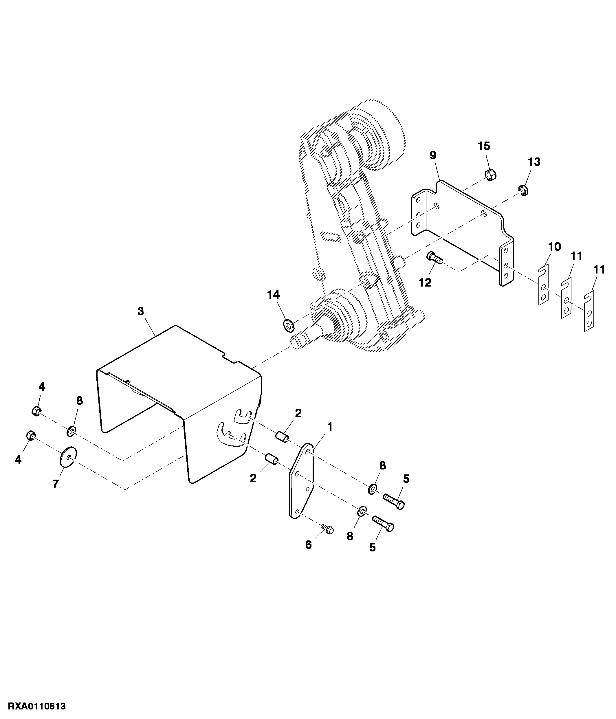 Master Shield, PTO, W/ Drawbar Support, W/O Hitch