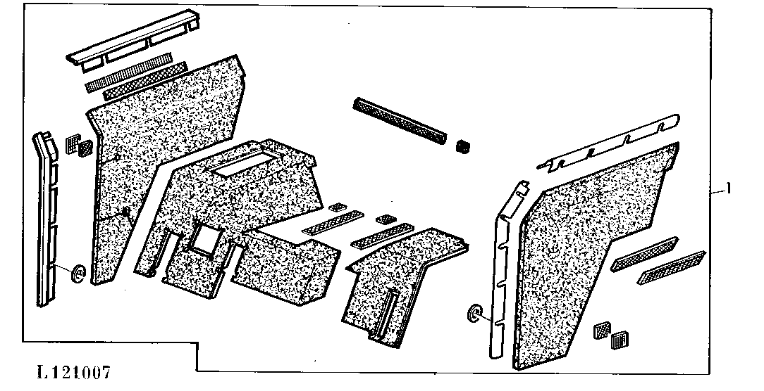 REPAIR, KIT INSIDE LINING MODULE 3 (MC1 AND CC2 CABS)