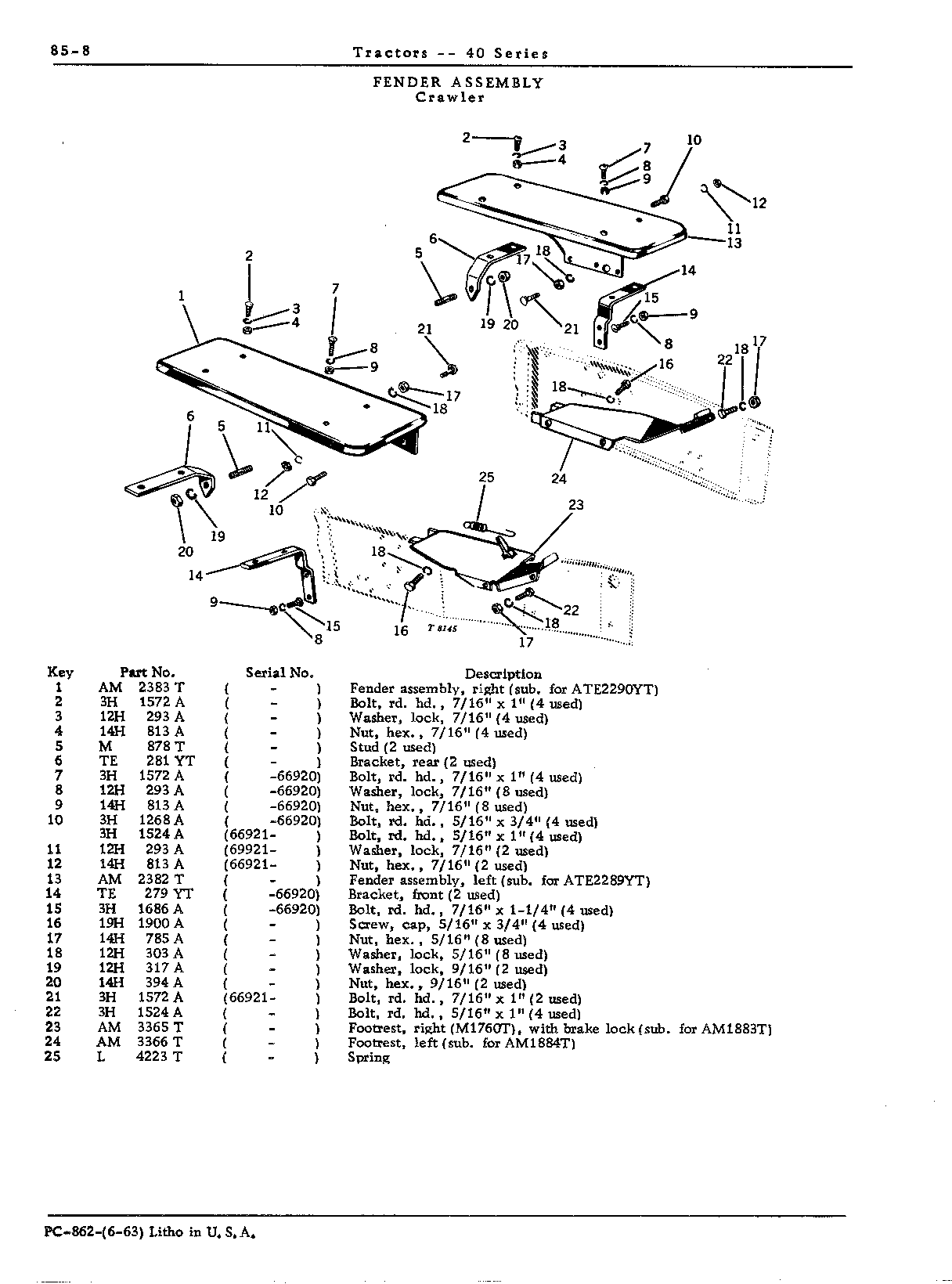 Fender assembly (C)
