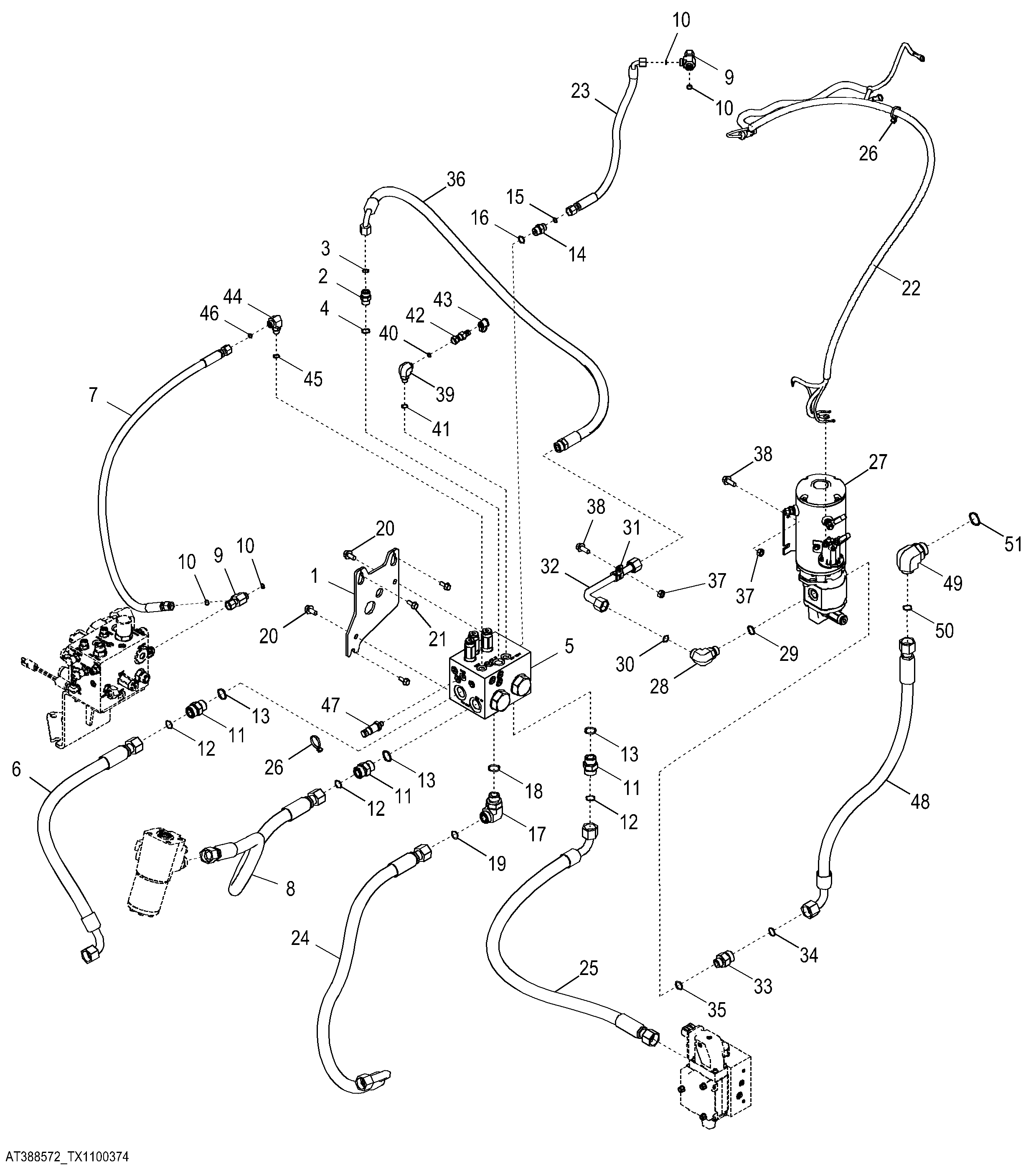 Secondary Steering System for Joystick Steering ( - 654410)