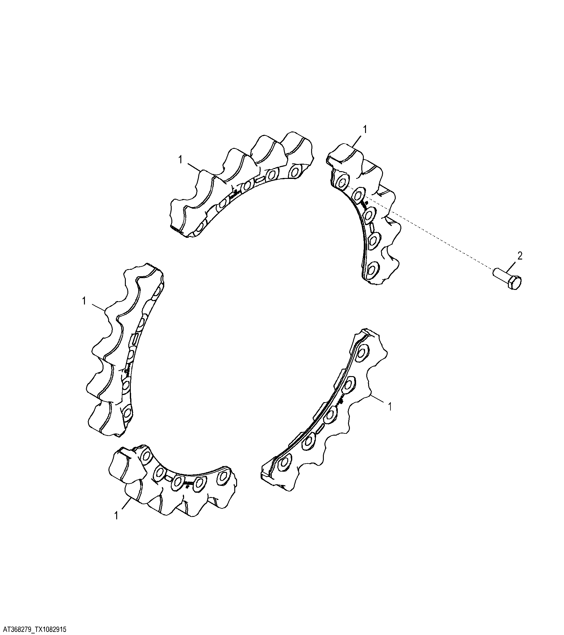 Sprocket Segments, Recessed ( - 318152)
