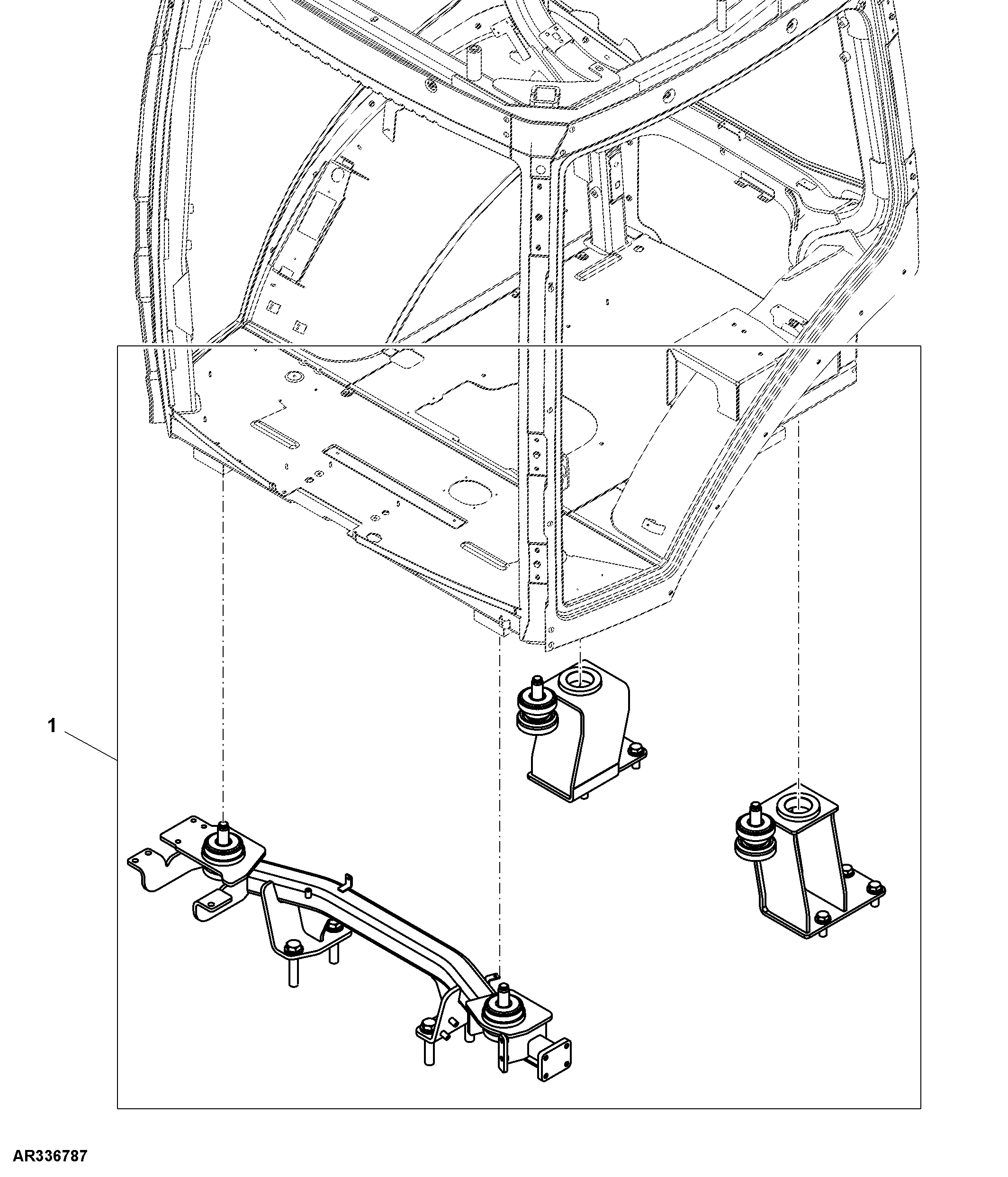 Kit, Cab Mounting Parts