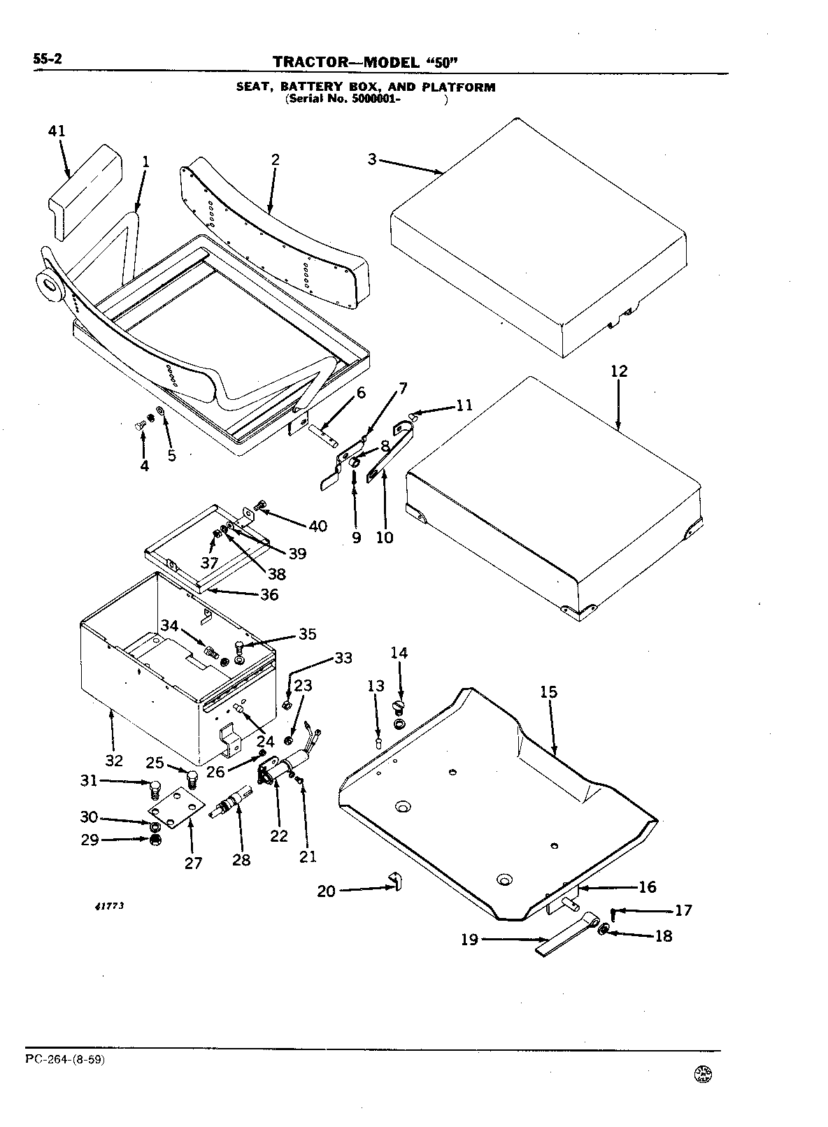 Section 55 - Drawbar and Seat (Continued)