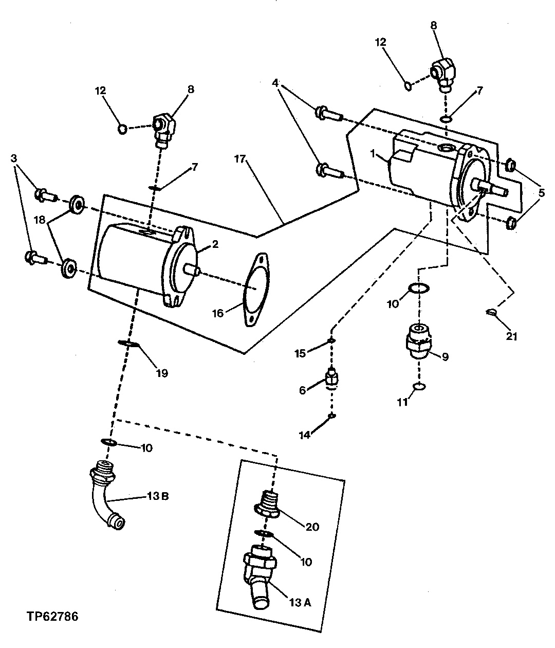 Fan Drive Hydraulic Pump and Motor ( - 585739)