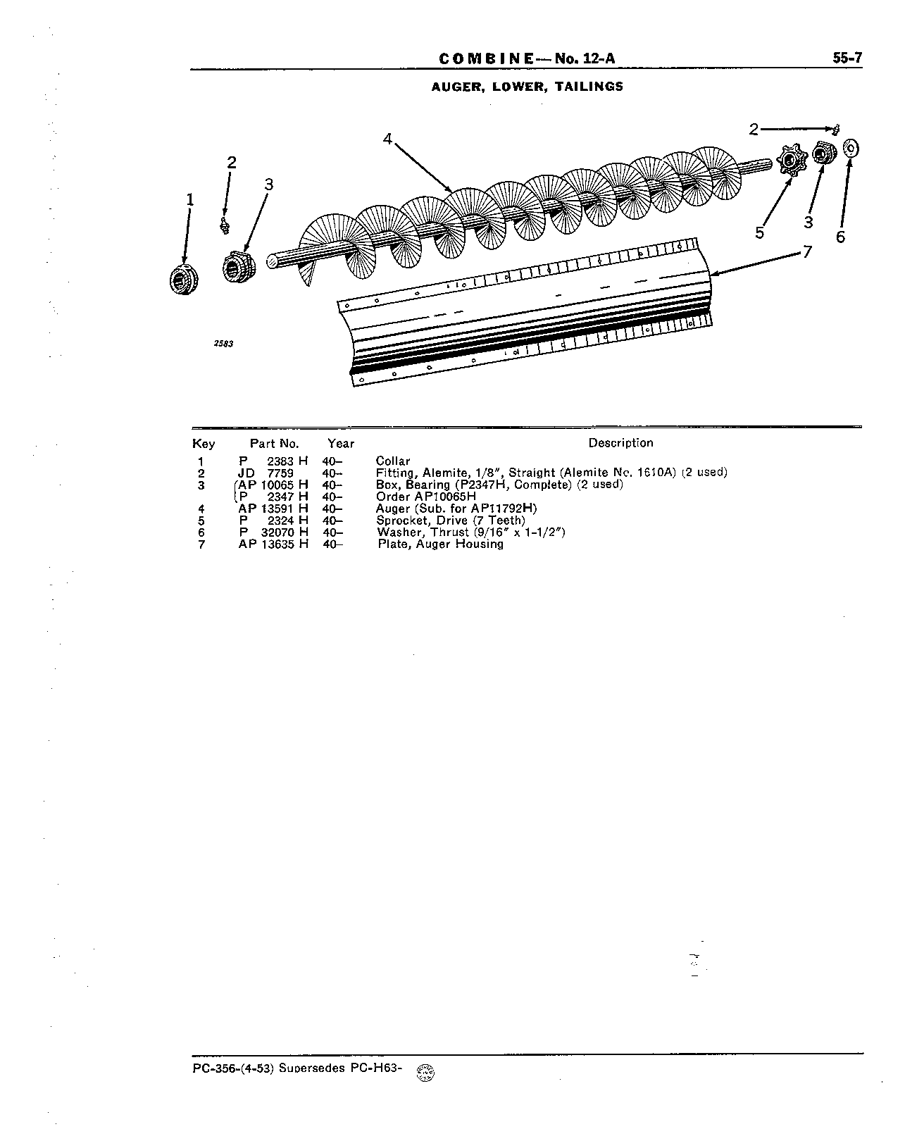 Section 55-Elevators and Augers (Continued)