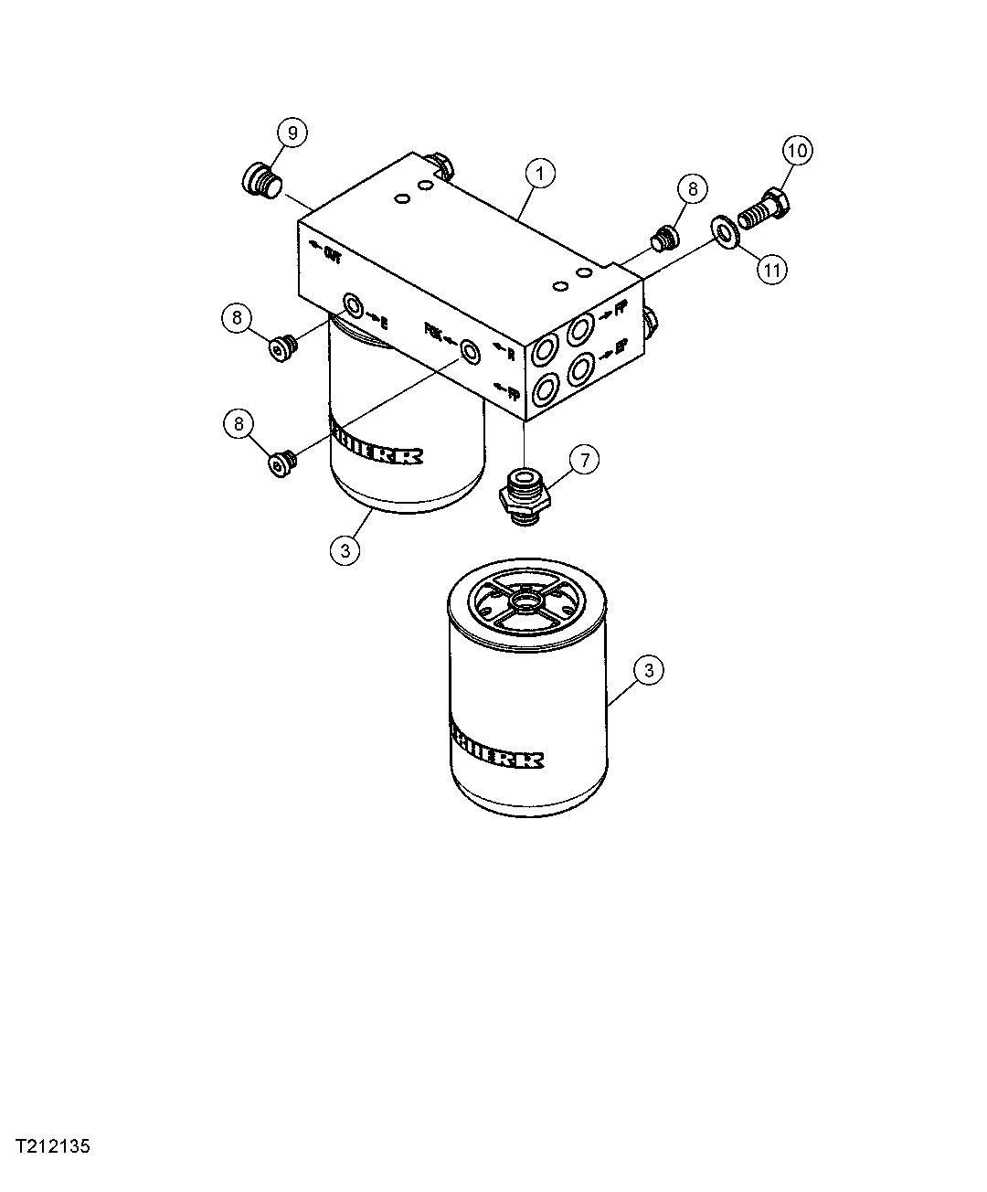 Engine Fuel Filters, Filter Header And Fittings (005600 - )