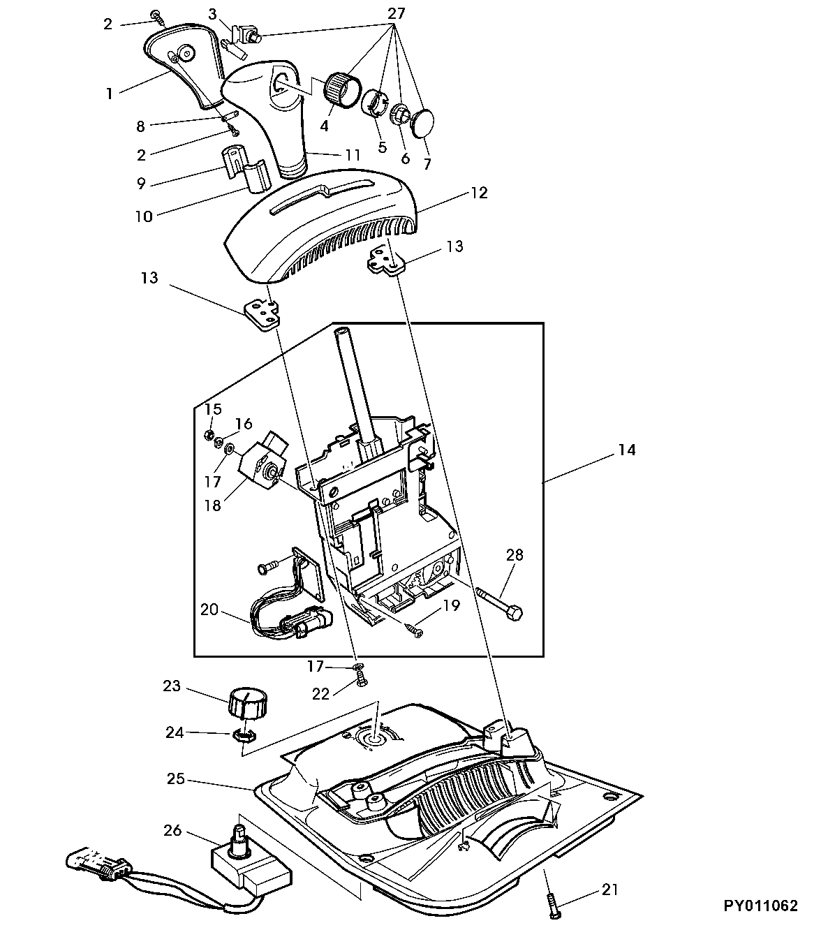SHIFT ELEMENTS, SPEED CONTROL LINKAGE (AUTOPOWR)