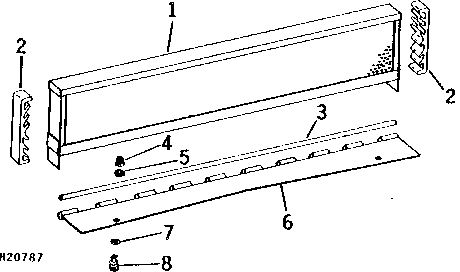 OPERATOR'S CAB FILTER AND DOOR (INSIDE CAB) ( - 1977)